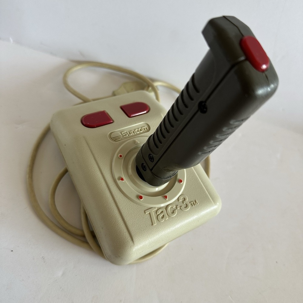 Vintage Tac-3 Joystick‎ Atari Commodore Good Condition Tested